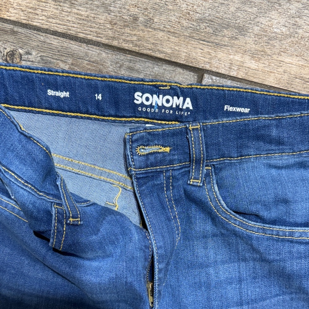 Sonoma Boys Deep Blue Straight Jeans - Picture 2 of 3